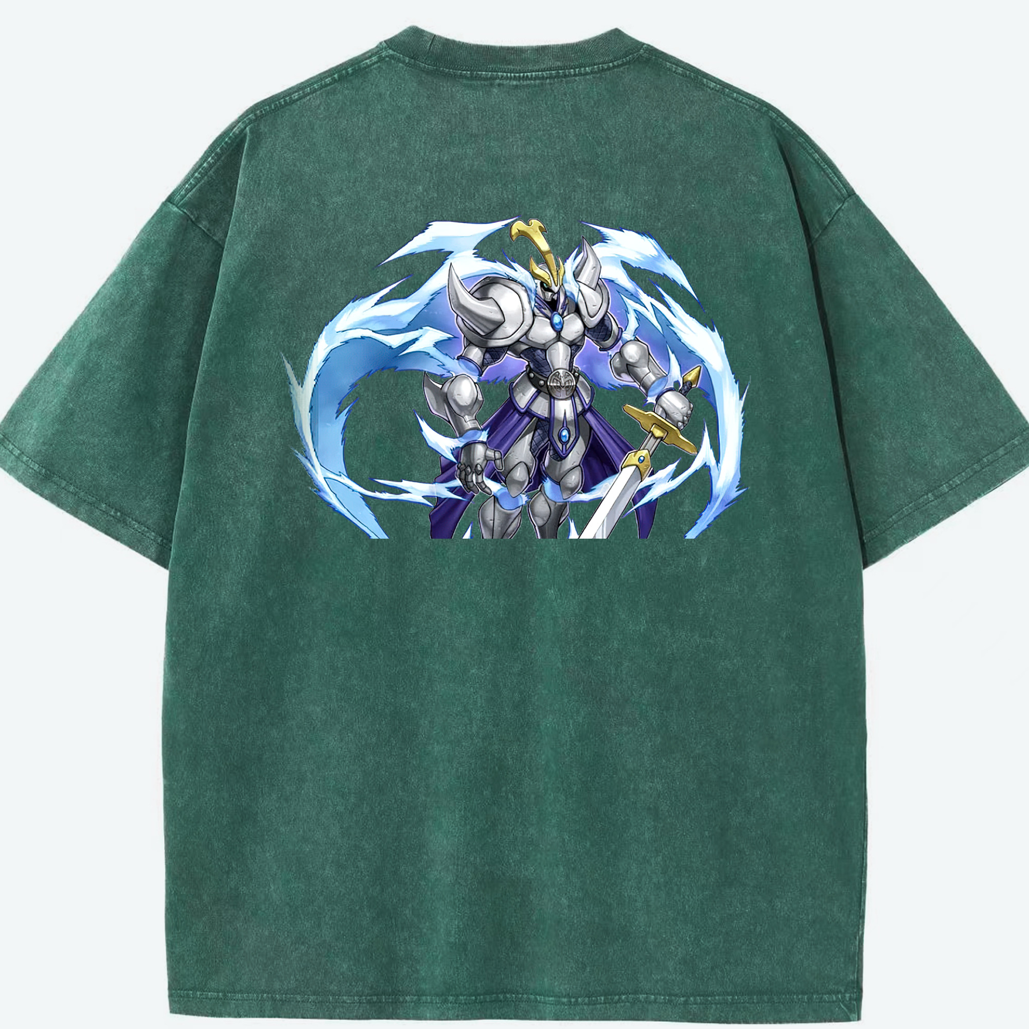 （画像用） 遊☆戯☆王 Yu-Gi-Oh! 綿100% ヴィンテージ風 半袖Tシャツ（背面プリント）